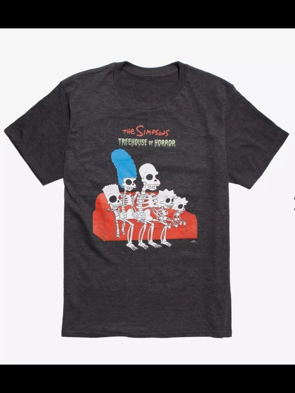 The Simpsons Treehouse of Horror Graphic Tee - Charcoal